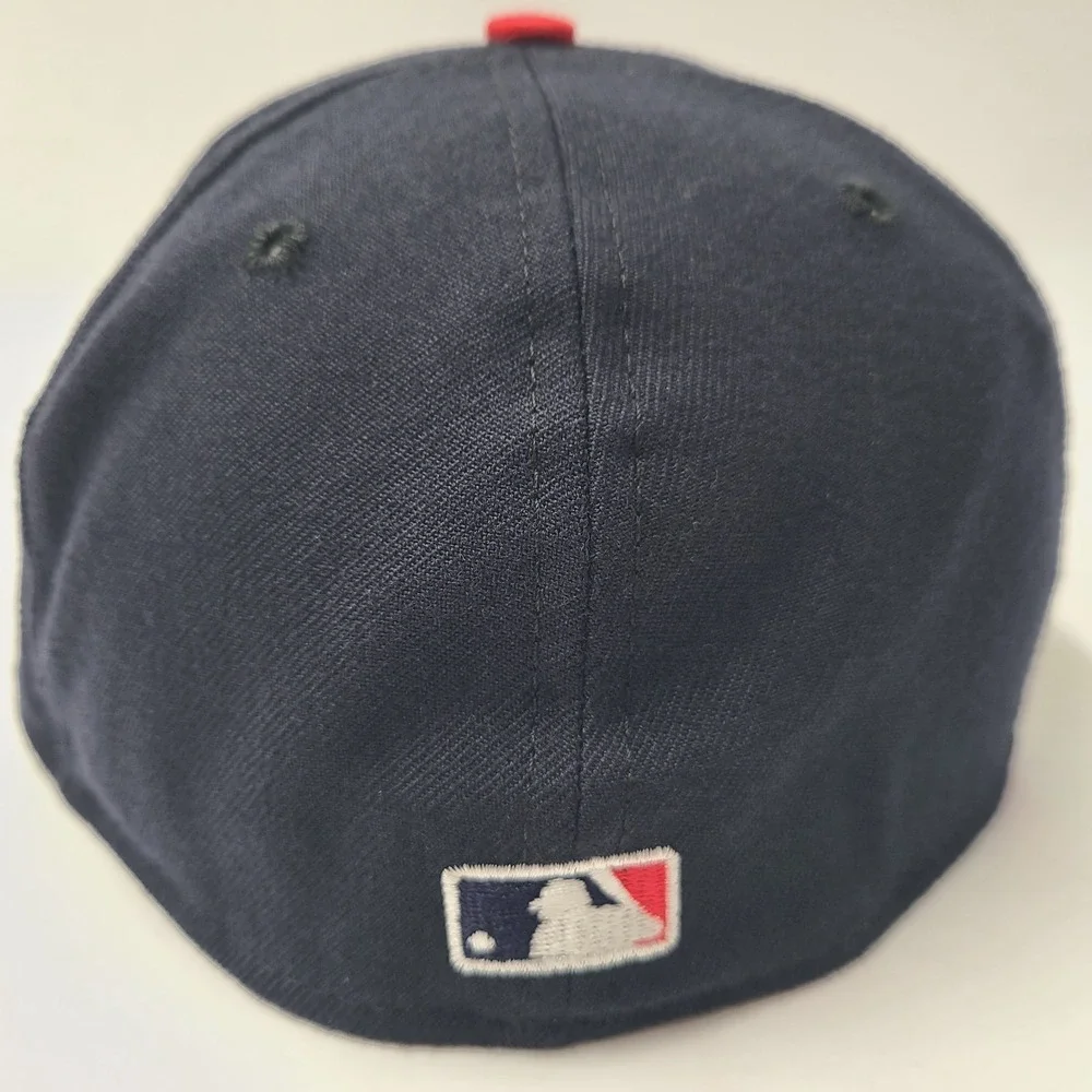 Vintage Minnesota Twins Hat Fitted 7 1/8 New Era 59Fifty Blue MLB Wool‎ Y2K Men
